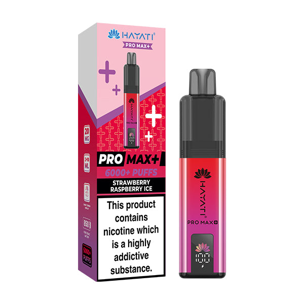 Hayati Pro Max 6000+ Pod Kit - Strawberry Raspberry Ice