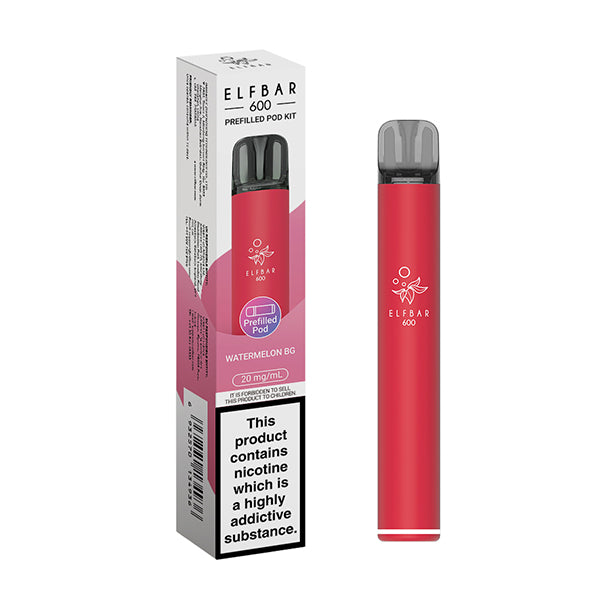Elf Bar 600 Prefilled Pod Kit - Watermelon BG