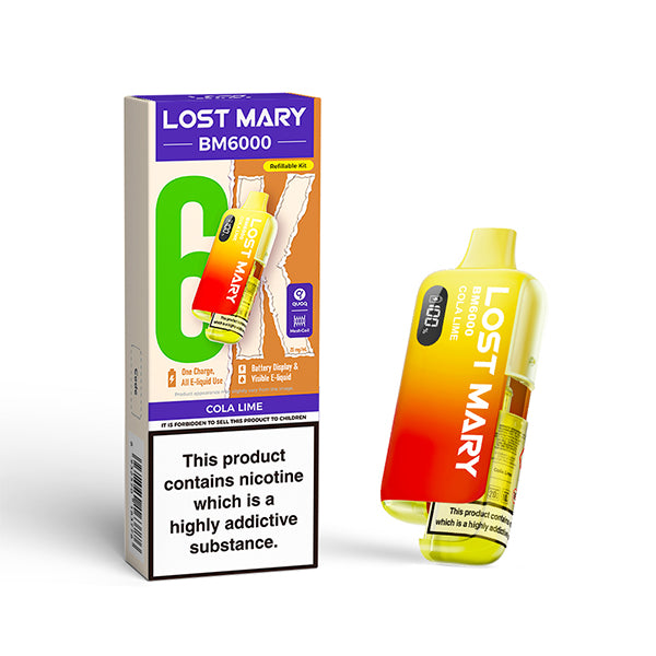 Lost Mary BM6000 Prefilled Pod Kit - Cola Lime