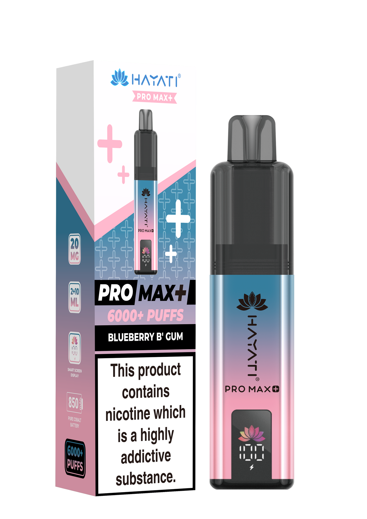 Hayati Pro Max 6000+ Pod Kit - Blueberry Bubblegum