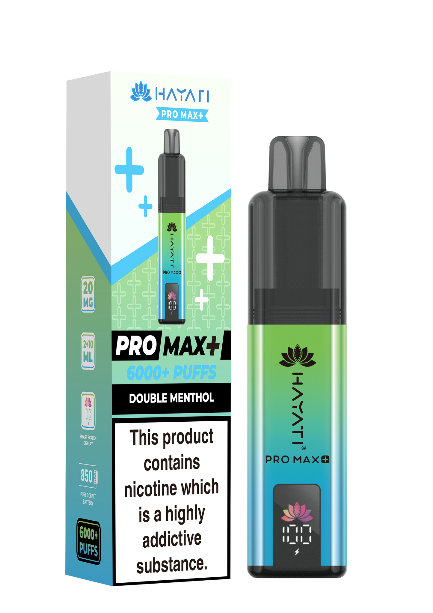 Hayati Pro Max 6000+ Pod Kit - Double Menthol