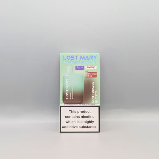 Lost Mary BM600 Prefilled Pod Kit - Mint Tobacco