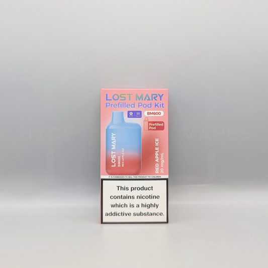 Lost Mary BM600 Prefilled Pod Kit - Red Apple Ice