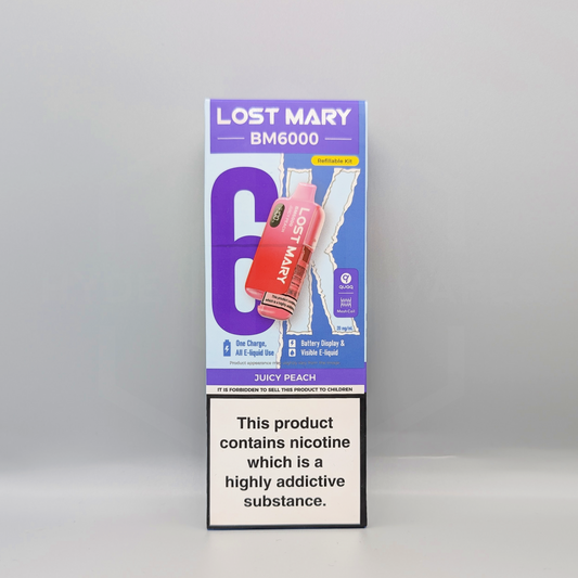 Lost Mary BM6000 Prefilled Pod Kit - Juicy Peach