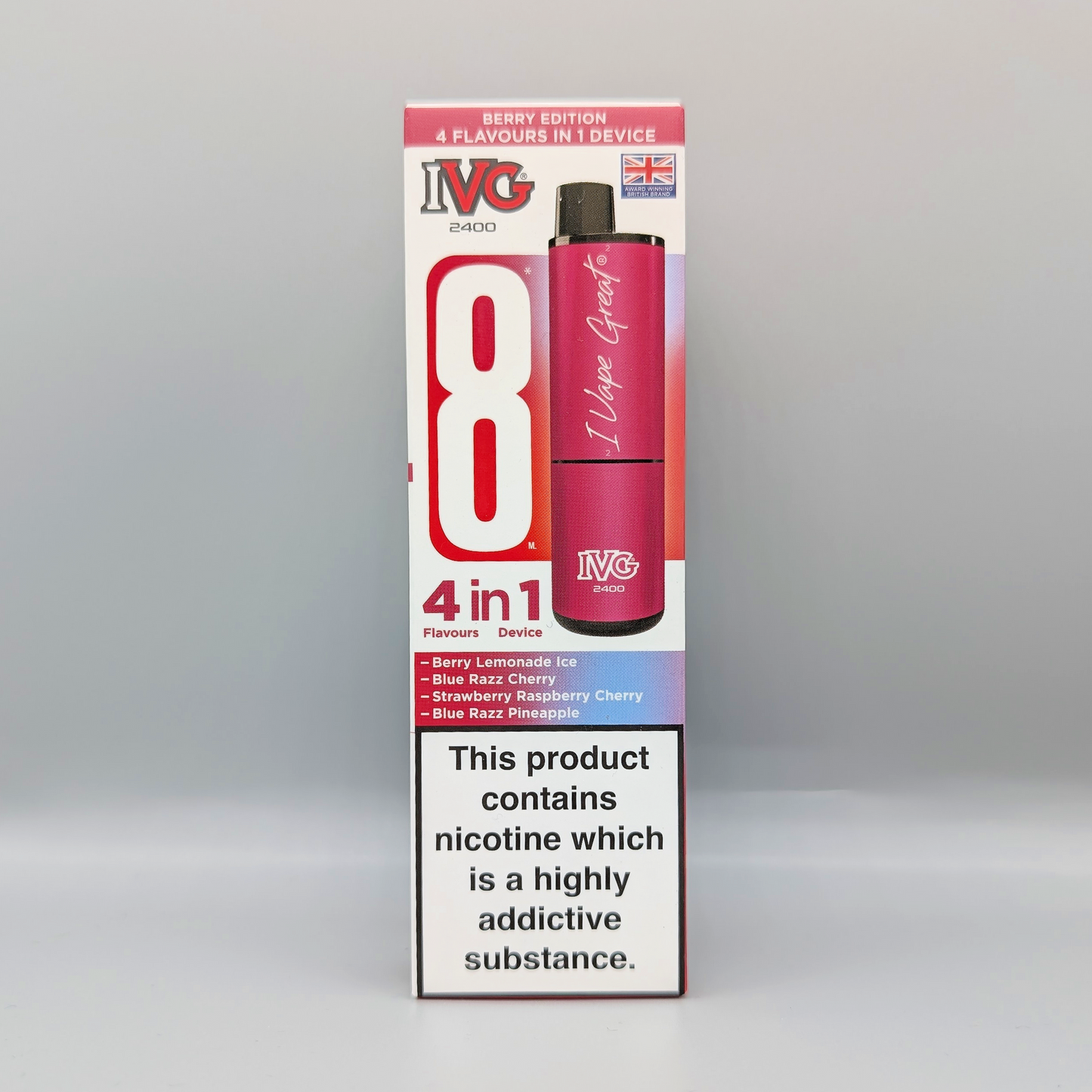 IVG 2400 Rechargeable - Berry Edition