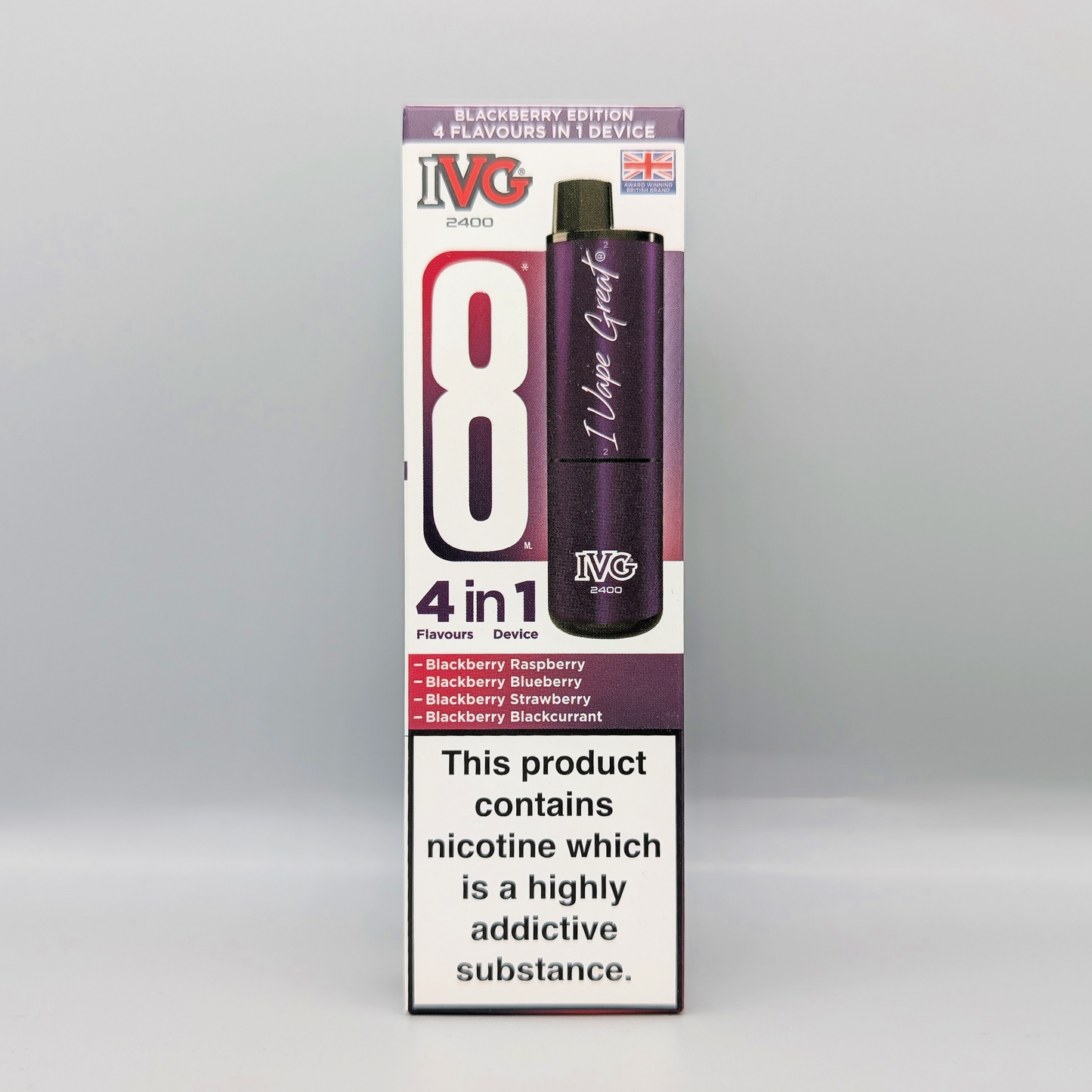 IVG 2400 Rechargeable - Blackberry Edition