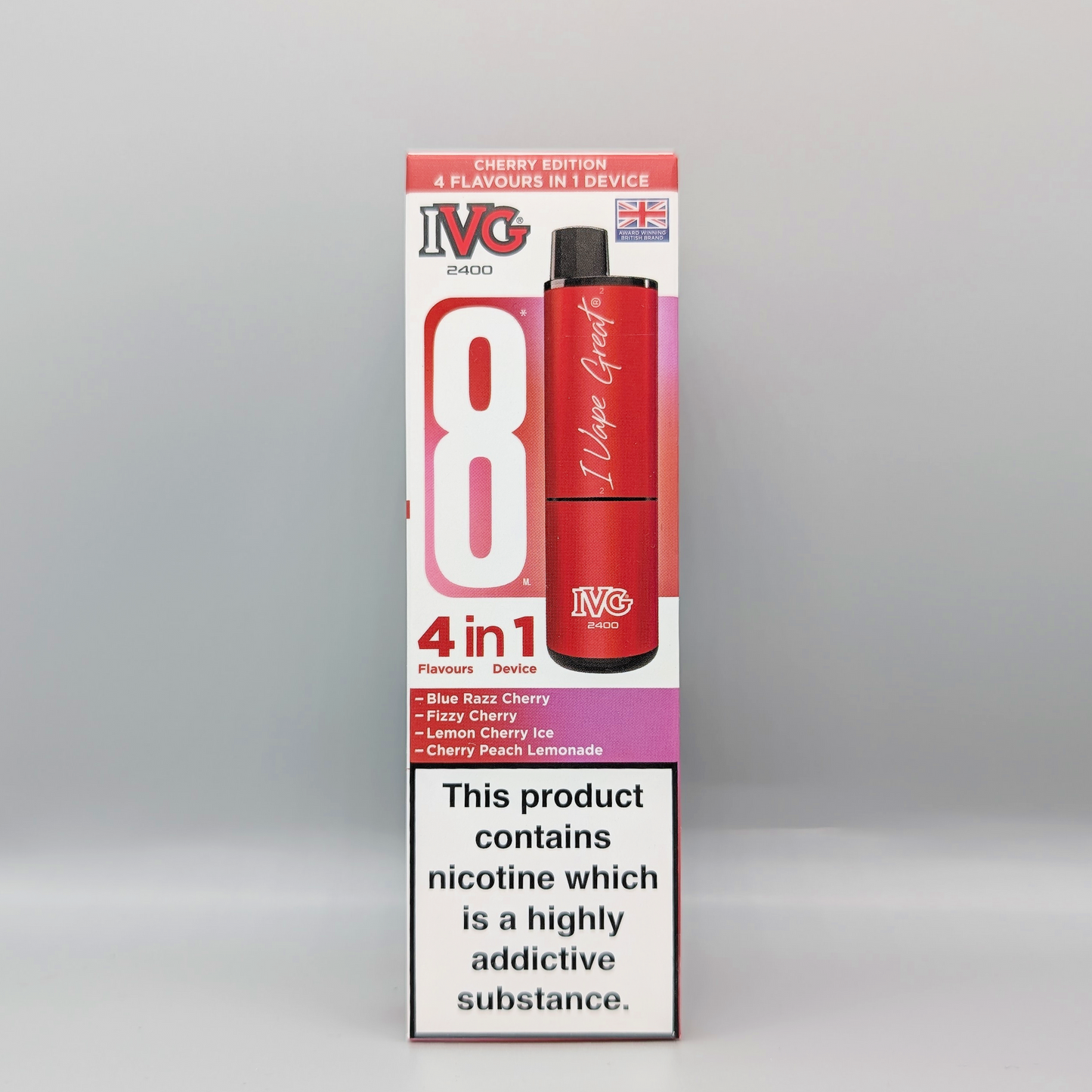 IVG 2400 Rechargeable - Cherry Edition