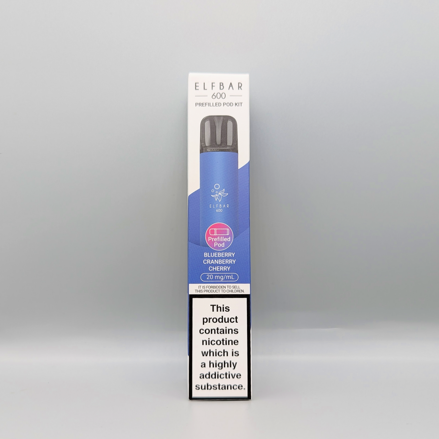 Elf Bar 600 Prefilled Pod Kit - Blueberry Cranberry Cherry