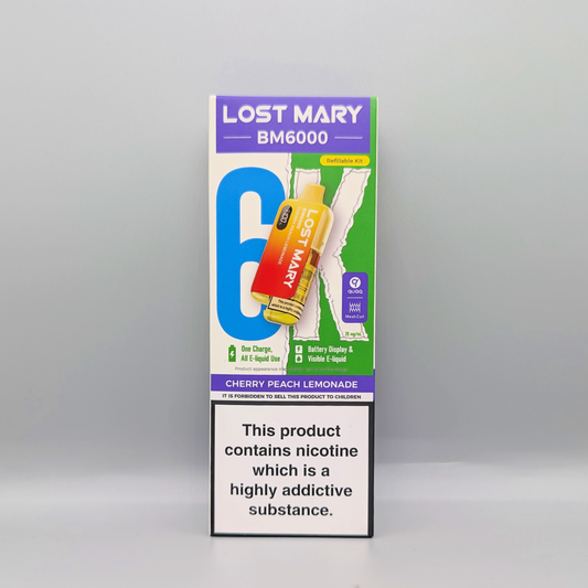Lost Mary BM6000 Prefilled Pod Kit - Cherry Peach Lemonade