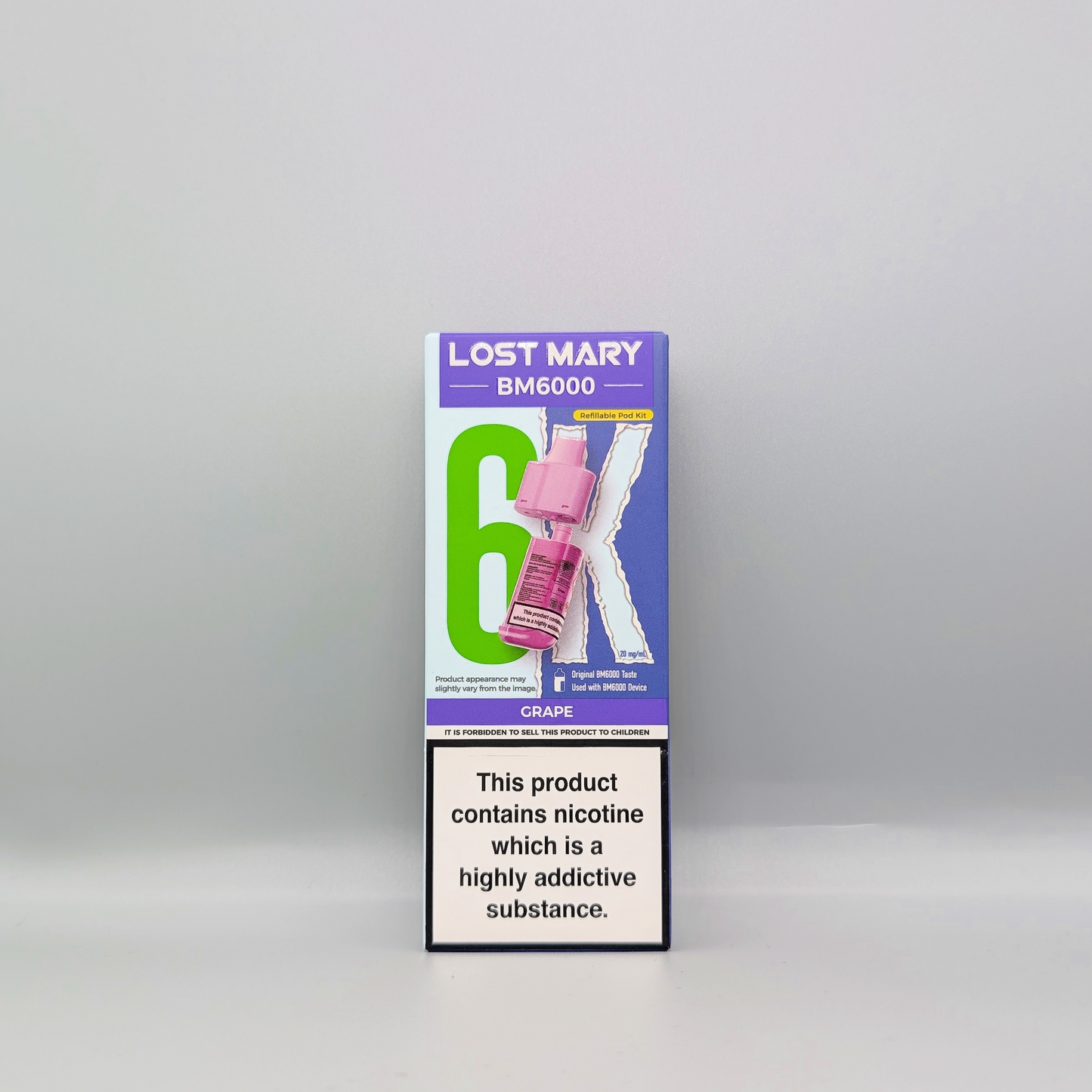 Lost Mary BM6000 Refill Pod - Grape