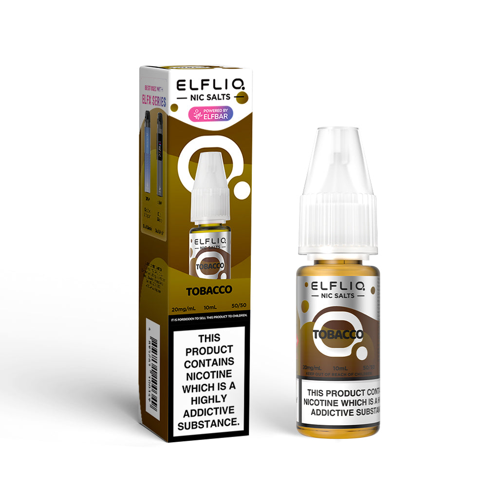 Elfliq - Official Elf Bar Nic Salt - Tobacco
