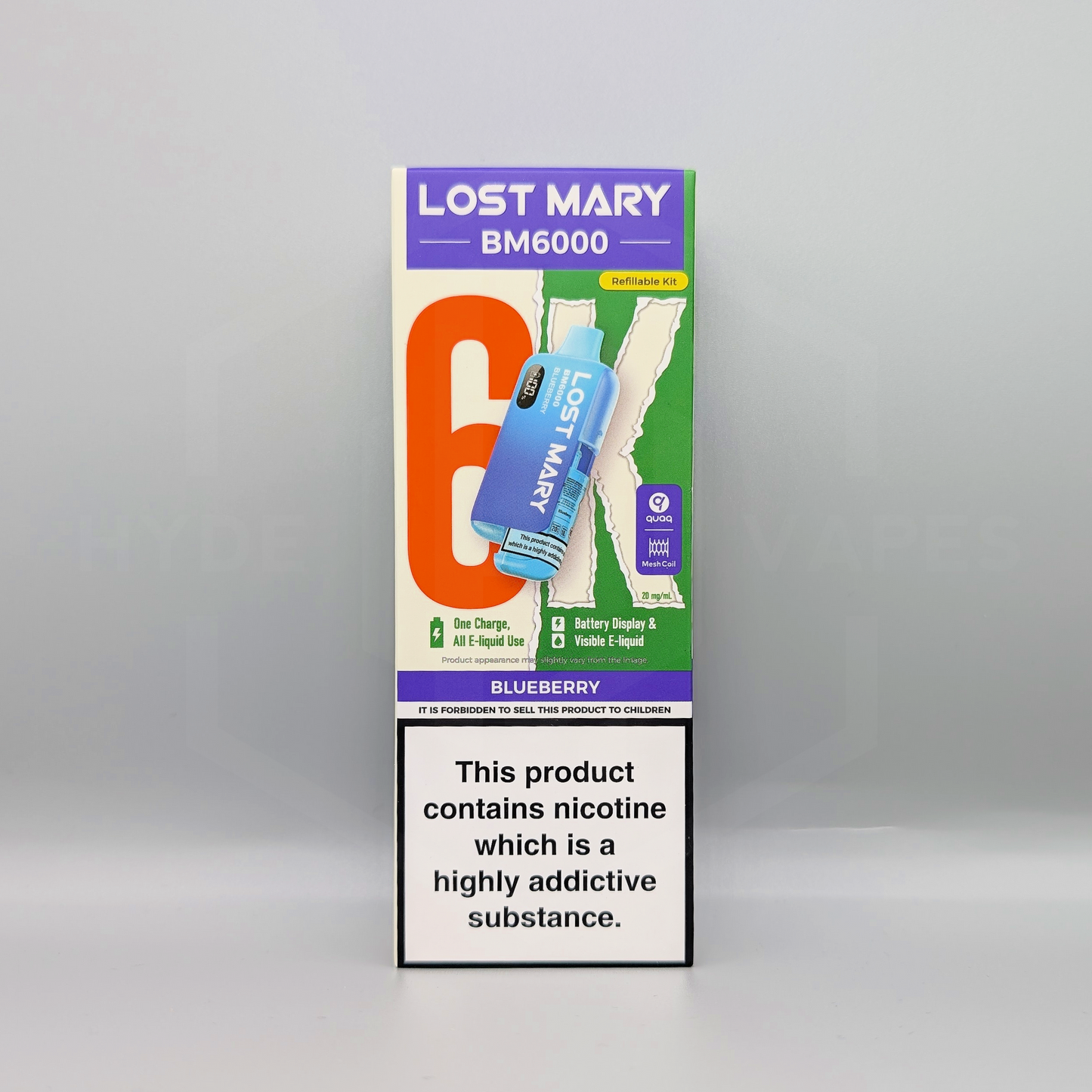 Lost Mary BM6000 Prefilled Pod Kit - Blueberry