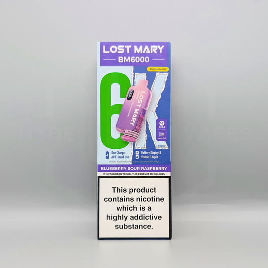 Lost Mary BM6000 Prefilled Pod Kit - Blueberry Sour Raspberry