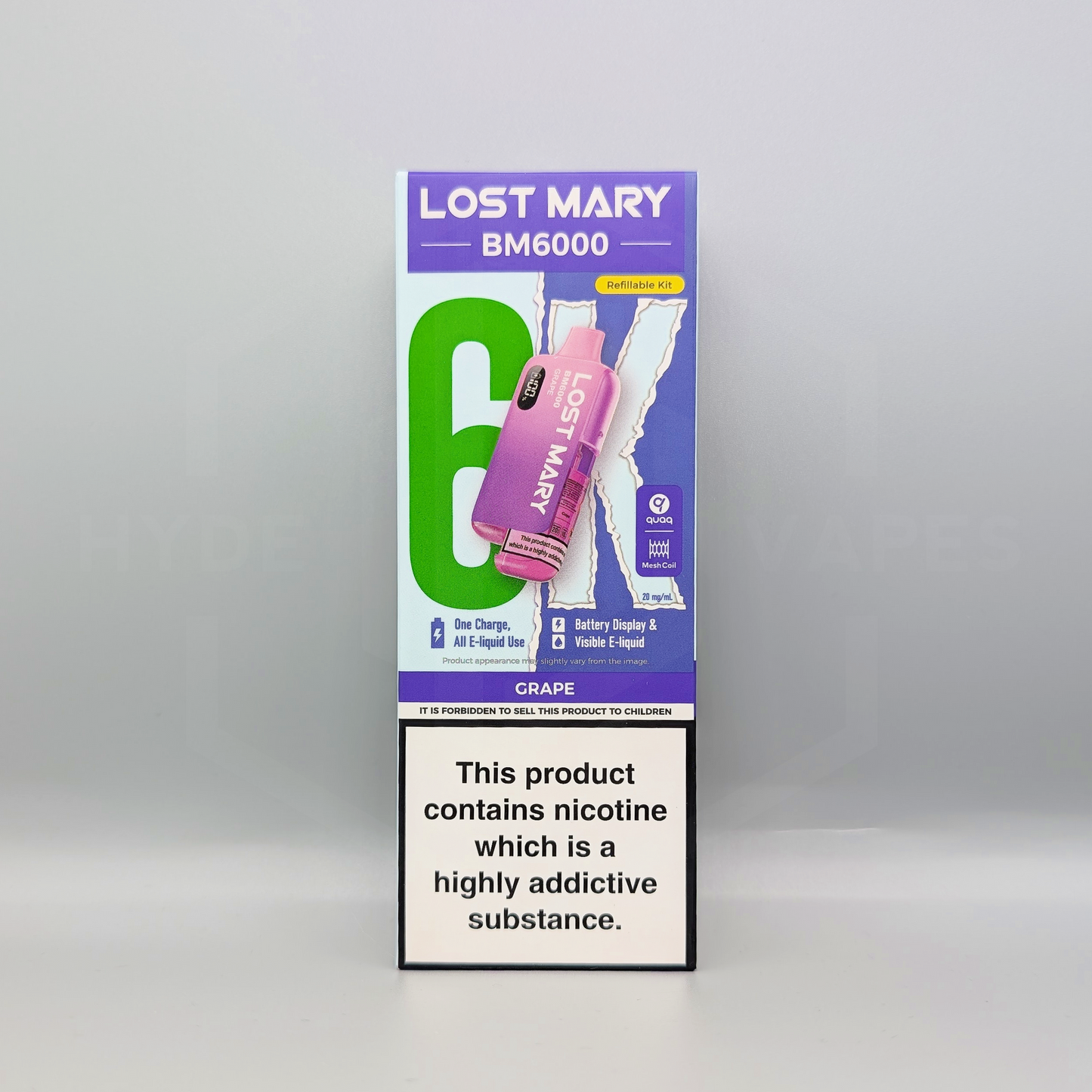 Lost Mary BM6000 Prefilled Pod Kit - Grape