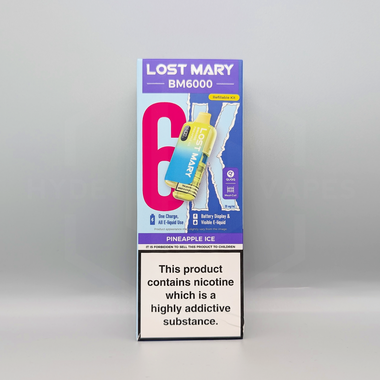 Lost Mary BM6000 Prefilled Pod Kit - Pineapple Ice