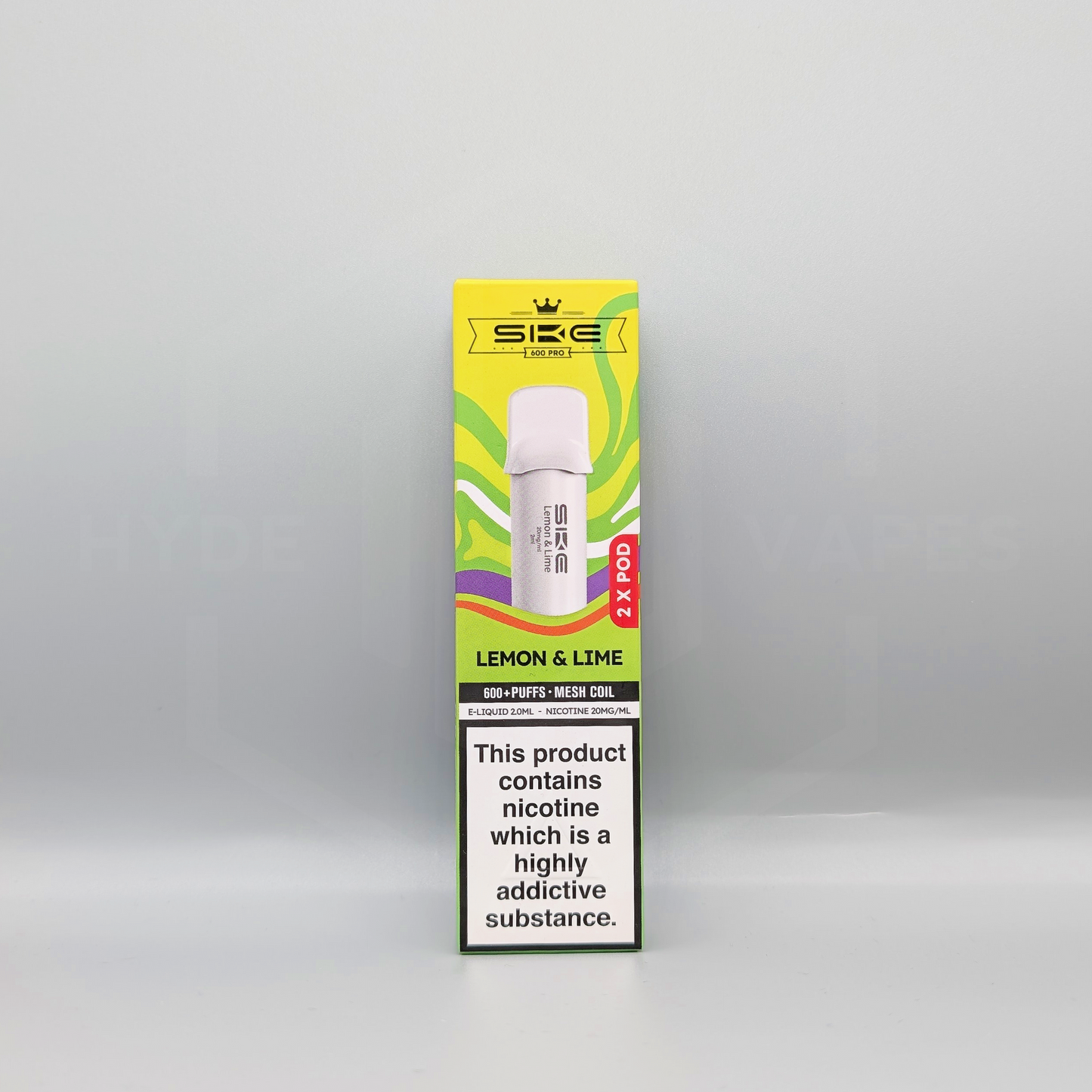 SKE 600 PRO Prefilled Pod - Lemon & Lime