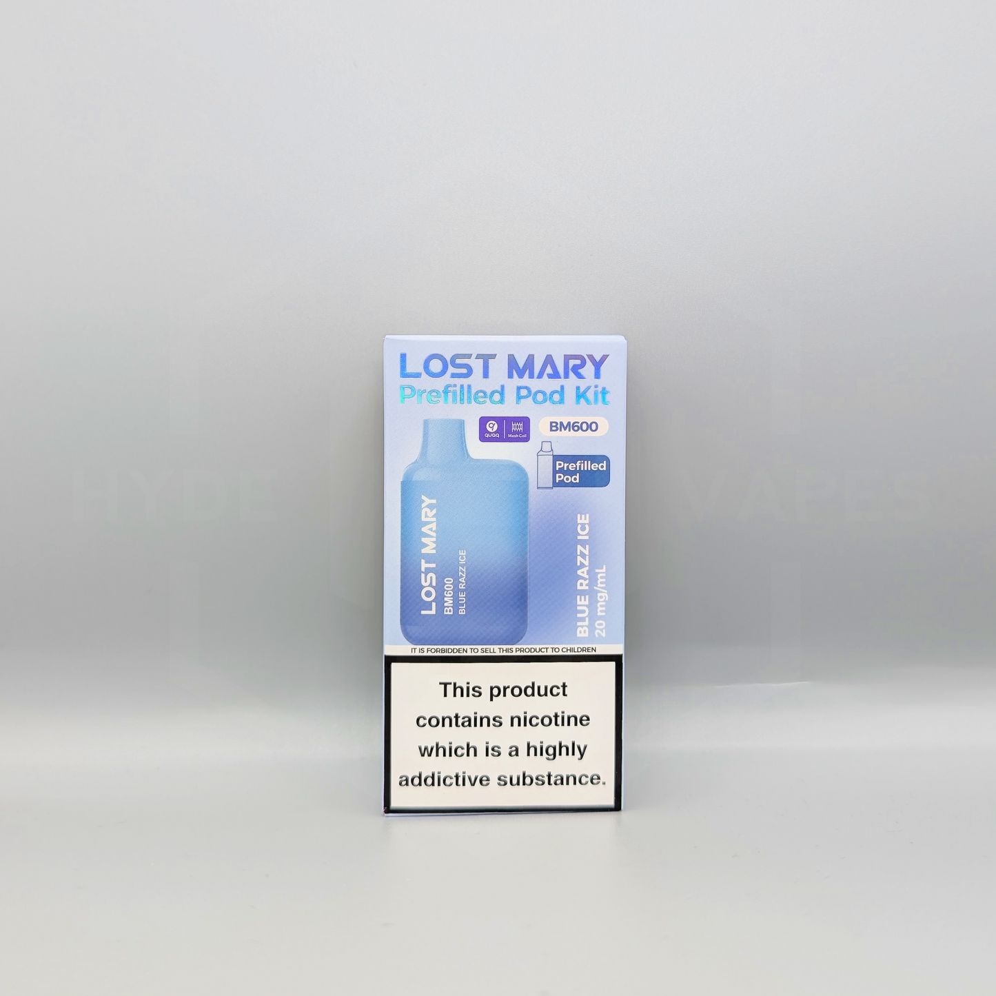 Lost Mary BM600 Prefilled Pod Kit - Blue Razz Ice