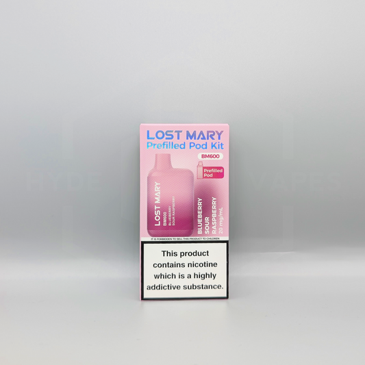 Lost Mary BM600 Prefilled Pod Kit - Blueberry Sour Raspberry