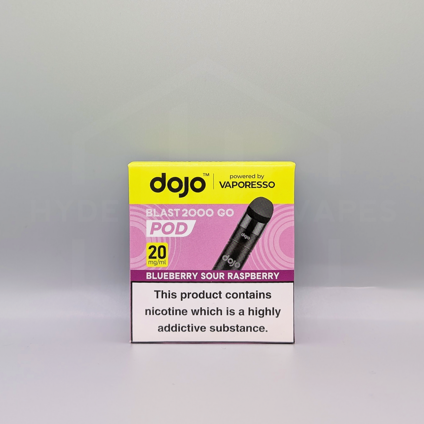 Vaporesso Dojo Blast 2000 Go Prefilled Pod - Blueberry Sour Raspberry