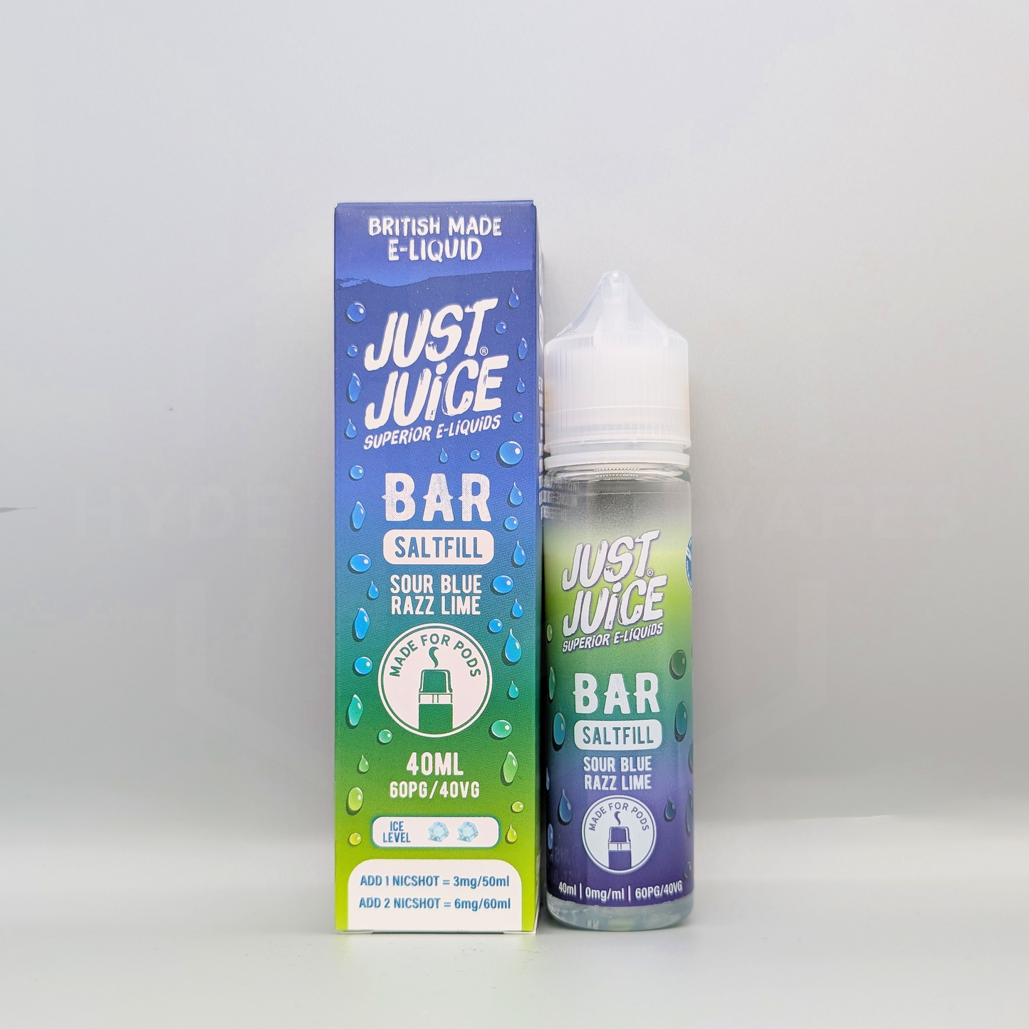 Just Juice Bar - Sour Blue Razz Lime