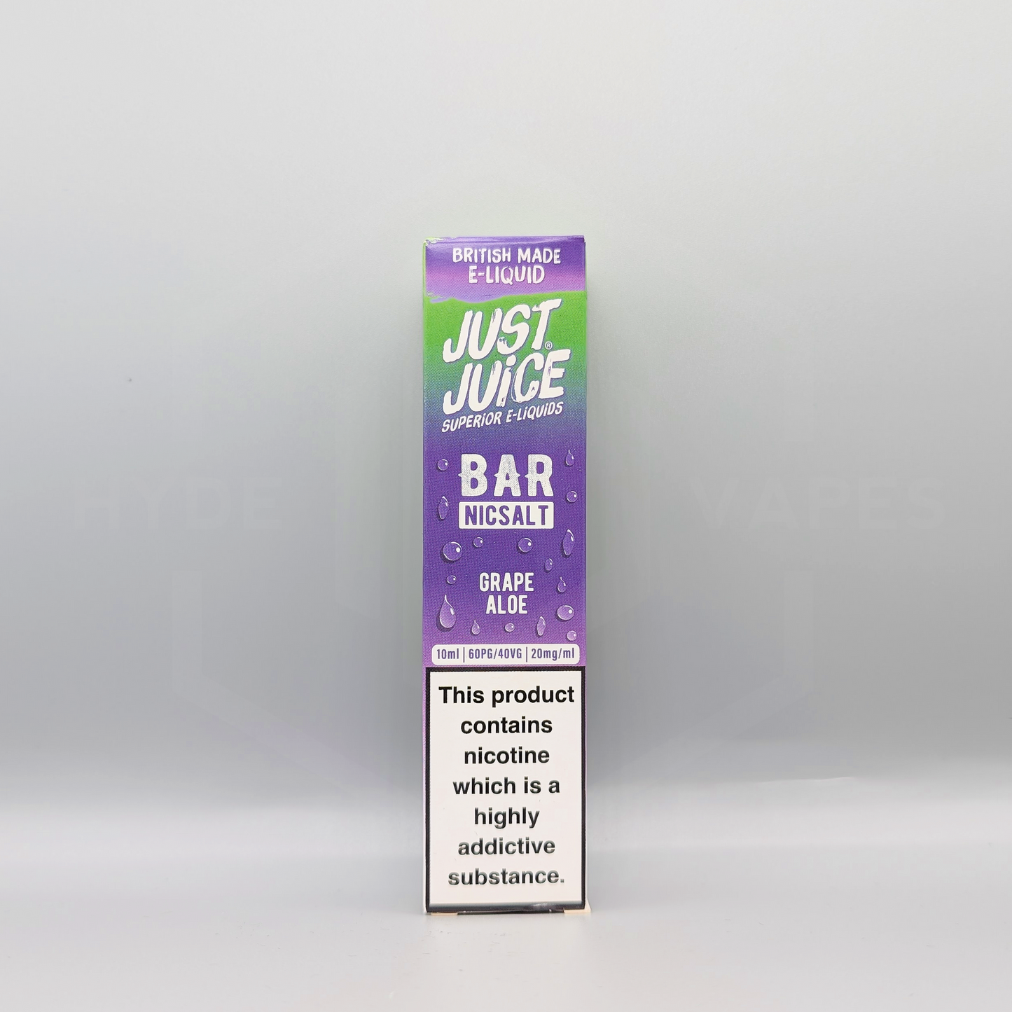 Just Juice Bar Nic Salt - Grape Aloe