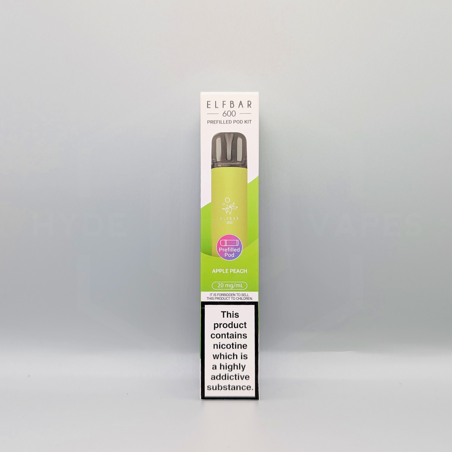 Elf Bar 600 Prefilled Pod Kit - Apple Peach