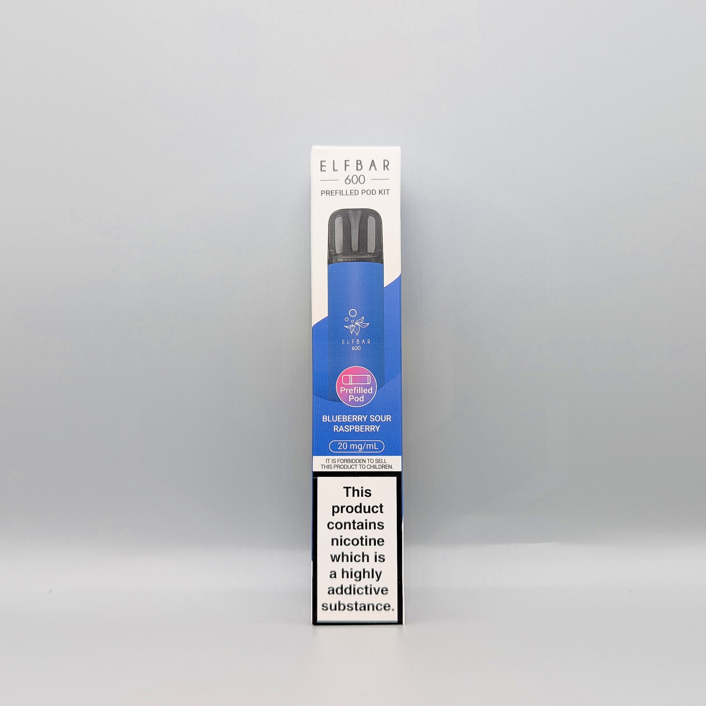 Elf Bar 600 Prefilled Pod Kit - Blueberry Sour Raspberry