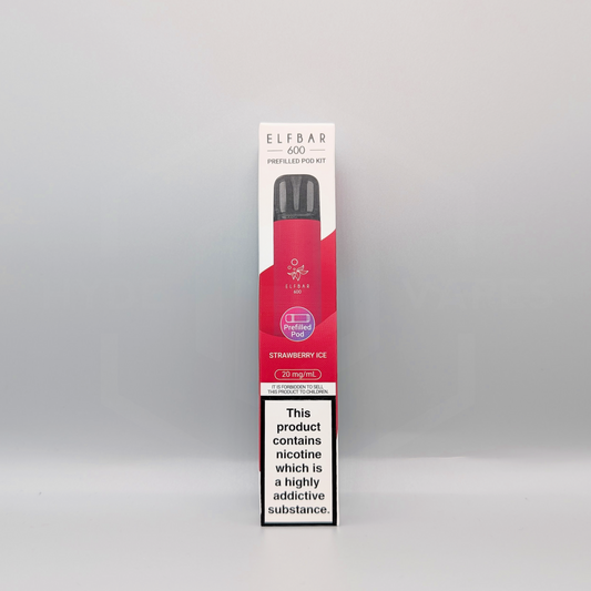 Elf Bar 600 Prefilled Pod Kit - Strawberry Ice