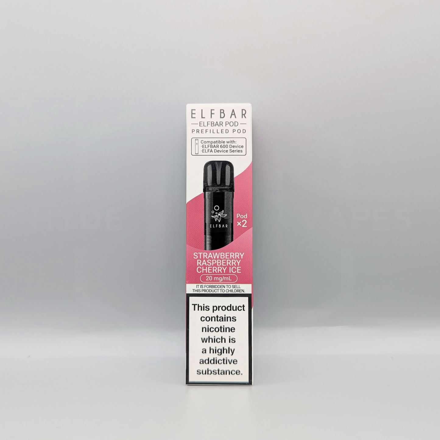 Elf Bar Prefilled Pod - Strawberry Raspberry Cherry Ice