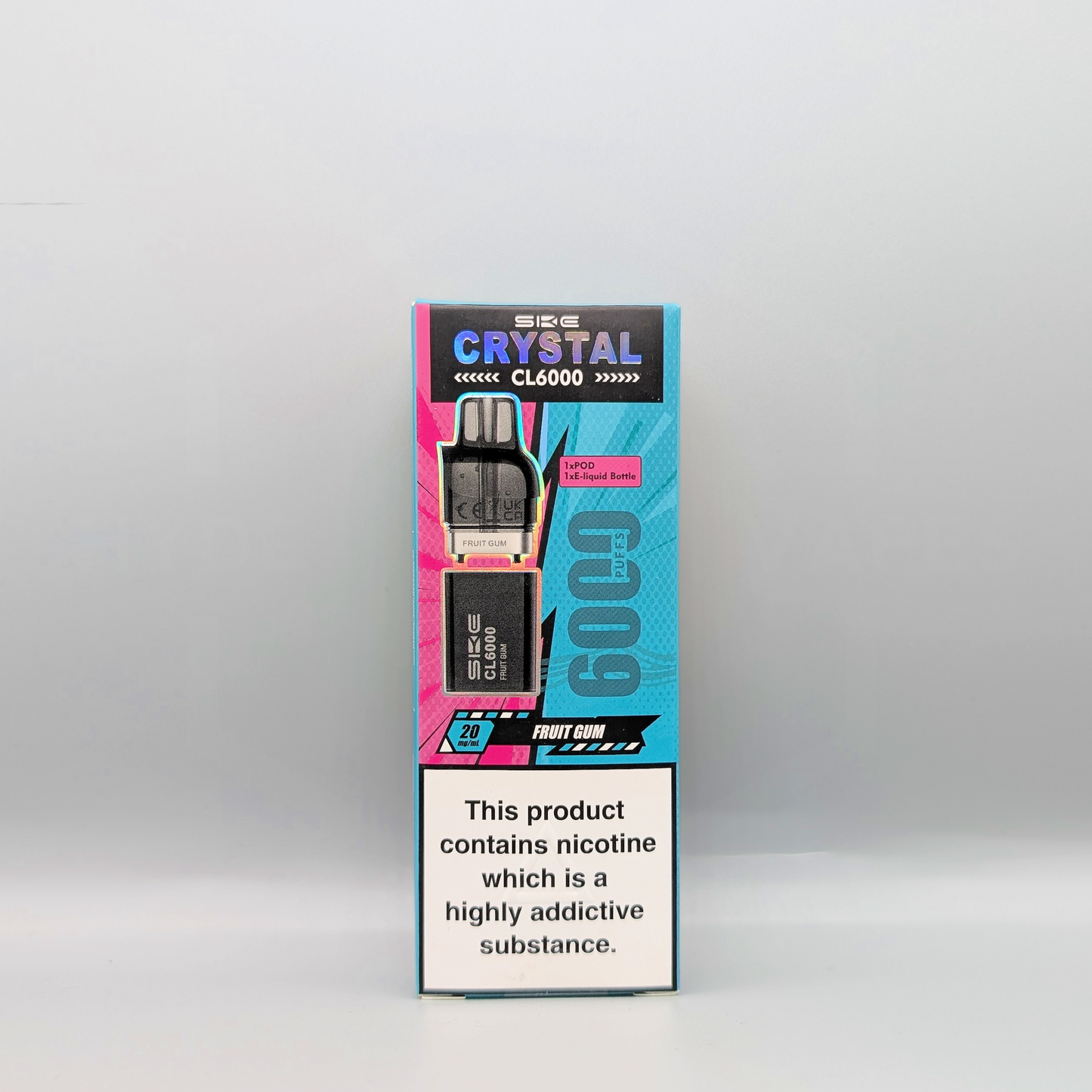 SKE Crystal CL6000 Prefilled Pod - Fruit Gum