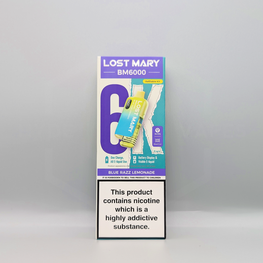 Lost Mary BM6000 Prefilled Pod Kit - Blue Razz Lemonade