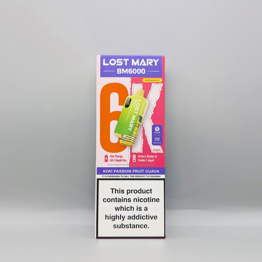Lost Mary BM6000 Prefilled Pod Kit - Kiwi Passion Fruit Guava