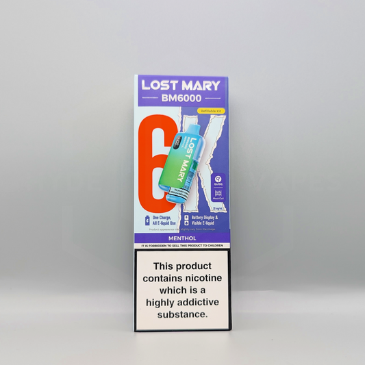 Lost Mary BM6000 Prefilled Pod Kit - Menthol