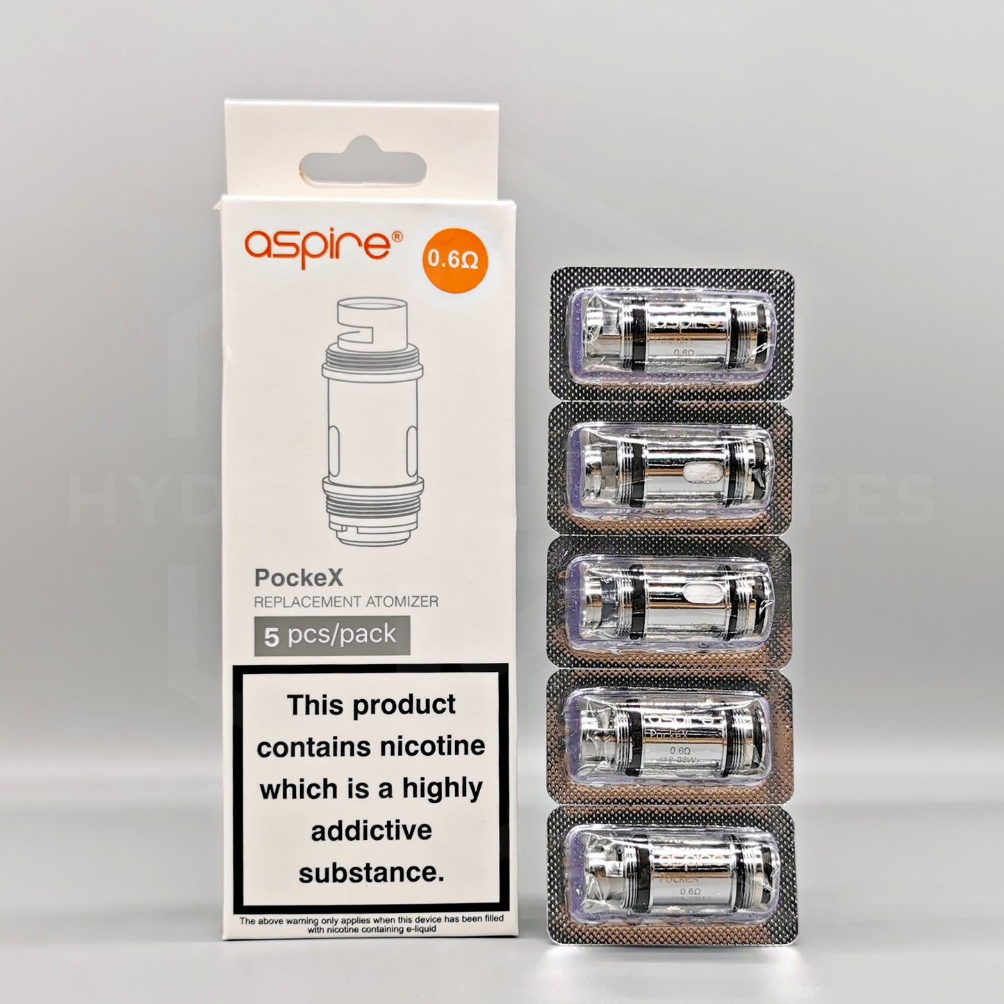 Aspire - PockeX coils - Hyde Vapes - Waterloo