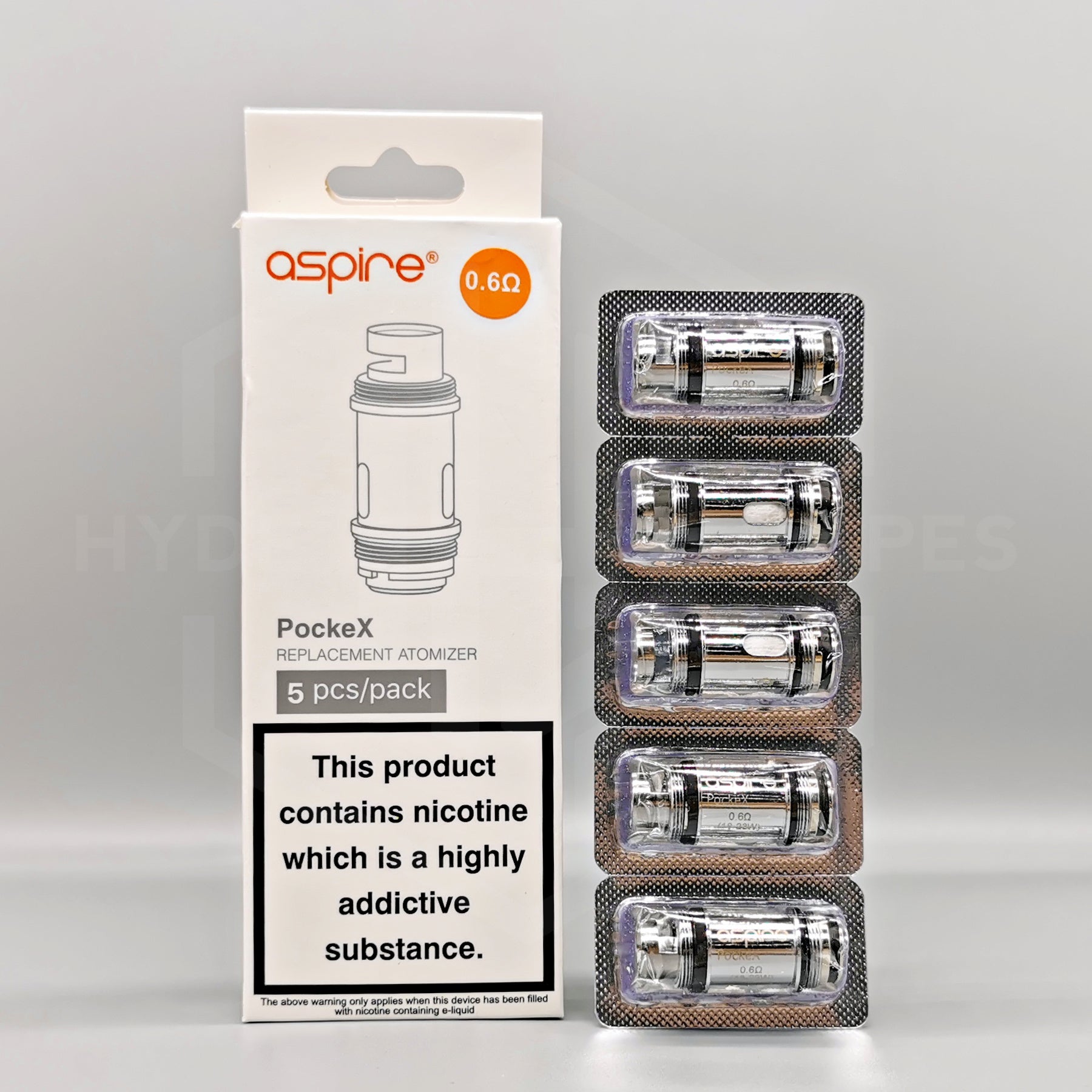 Aspire - PockeX coils - Hyde Vapes - Waterloo