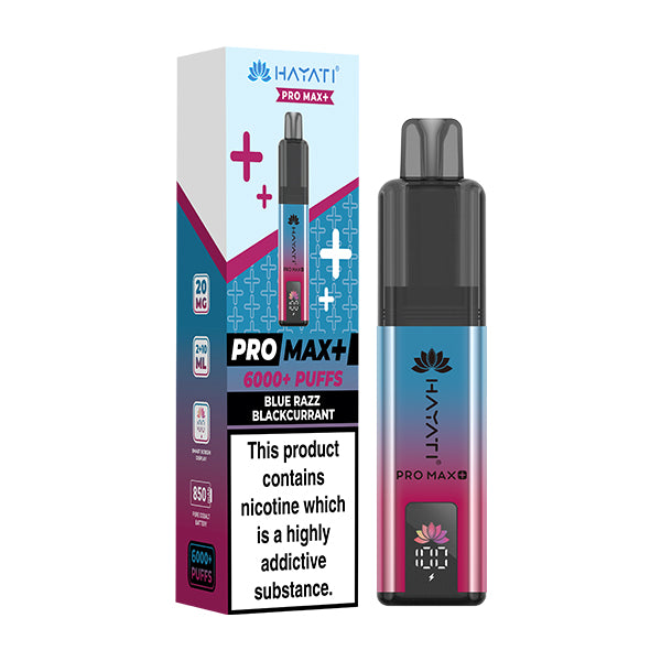 Hayati Pro Max 6000+ Pod Kit - Blue Razz Blackcurrant