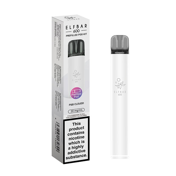Elf Bar 600 Prefilled Pod Kit - P&B Cloudd