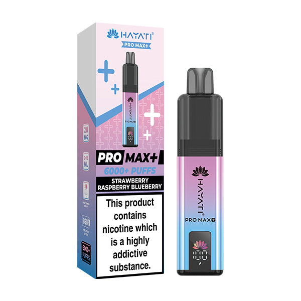 Hayati Pro Max 6000+ Pod Kit - Strawberry Raspberry Blueberry