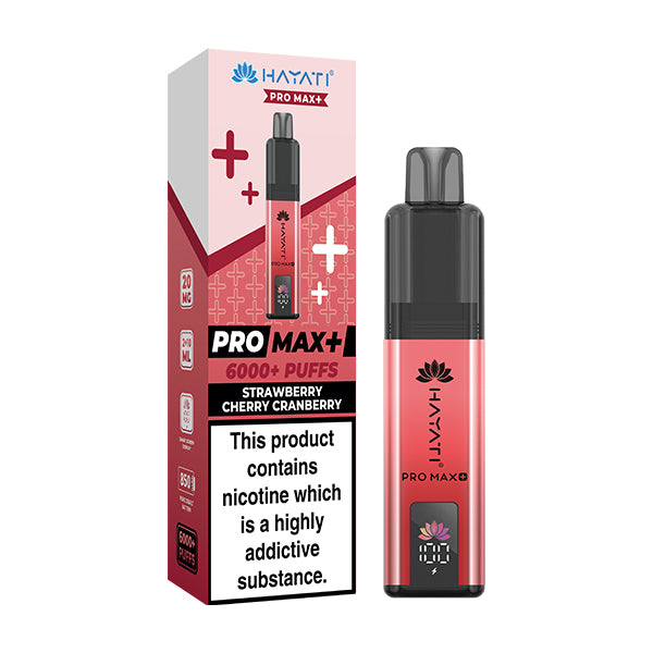Hayati Pro Max 6000+ Pod Kit - Strawberry Cherry Cranberry
