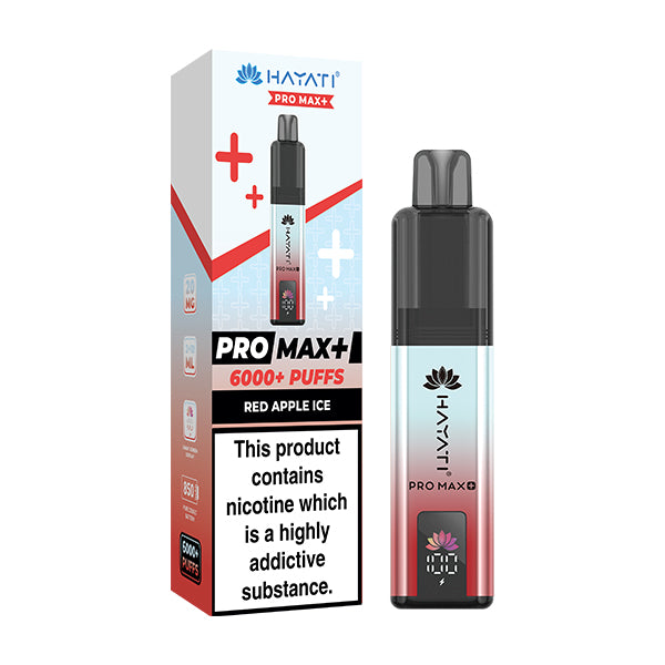 Hayati Pro Max 6000+ Pod Kit - Red Apple Ice