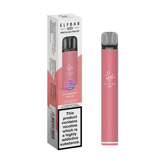 Elf Bar 600 Prefilled Pod Kit - Strawberry Snoow