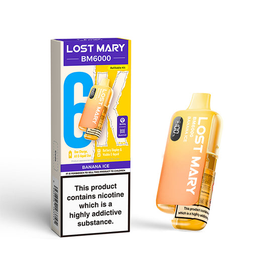 Lost Mary BM6000 Prefilled Pod Kit -  Banana Ice