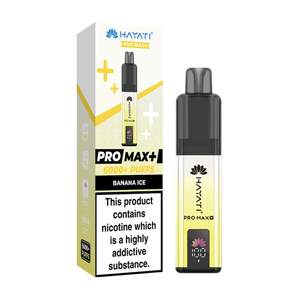 Hayati Pro Max 6000+ Pod Kit - Banana Ice