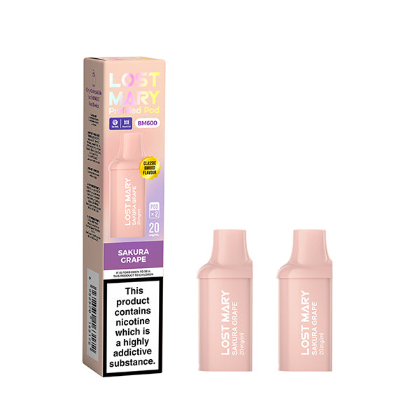 Lost Mary BM600 Prefilled Pod - Sakura Grape