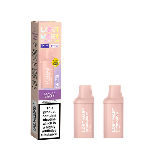 Lost Mary BM600 Prefilled Pod - Sakura Grape