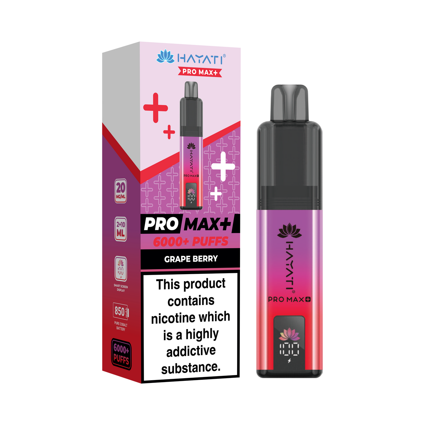 Hayati Pro Max 6000+ Pod Kit - Grape Berry
