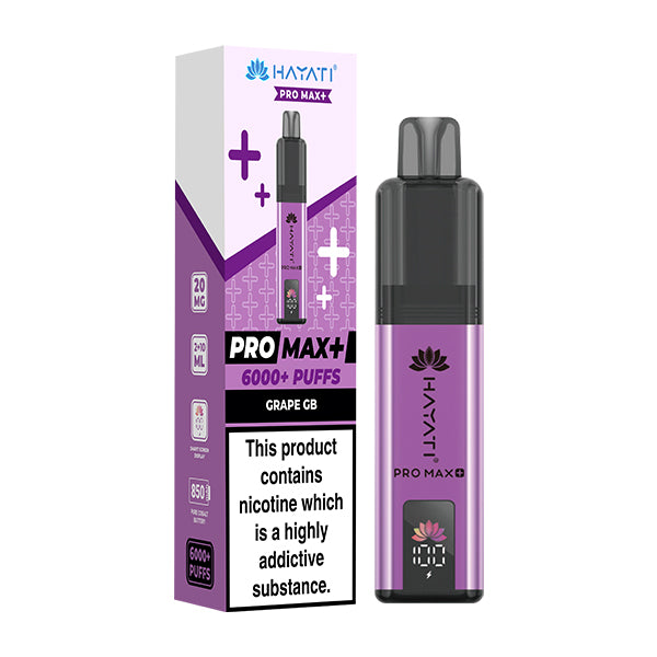 Hayati Pro Max 6000+ Pod Kit - Grape GB