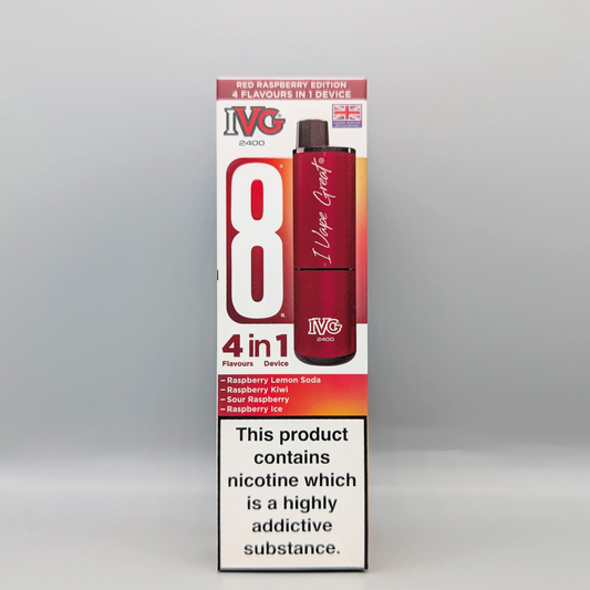 IVG 2400 Rechargeable - Red Raspberry Edition