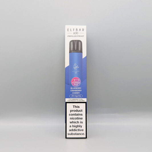 Elf Bar 600 Prefilled Pod Kit - Blueberry Cranberry Cherry