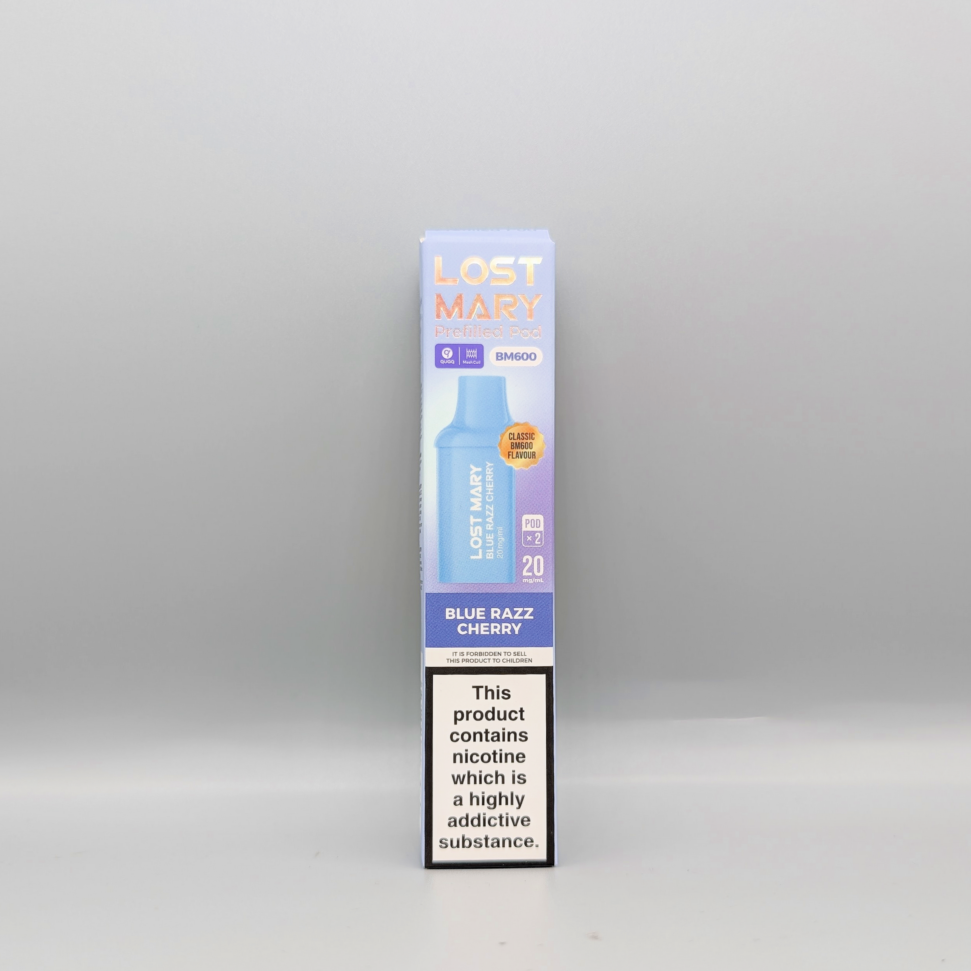 Lost Mary BM600 Prefilled Pod - Blue Razz Cherry Hyde Vapes - Waterloo Lost Mary BM600 Prefilled Pod - Blue Razz Cherry Hyde Vapes - Waterloo